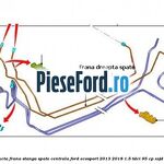 Conducta frana stanga spate centrala Ford EcoSport 2013-2018 1.5 TDCi 95 cp XVJD diesel