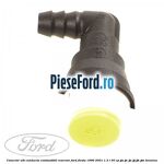 Conector alb conducta combustibil rezervor Ford Fiesta 1996-2001 1.3 i 50 cp JJA, JJC, JJE, JJJ, JJK, JJM benzina