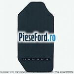 Covoras pasager velur negru Ranger Ford Ranger 2016-2020 2.2 TDCi 160 cp