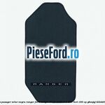 Covoras pasager velur negru Ranger Ford Ranger 2016-2020 2.2 TDCi 4x4 160 cp