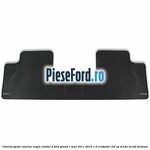 Covoras spate cauciuc negru, randul 2 Ford Grand C-Max 2011-2015 1.0 EcoBoost 125 cp