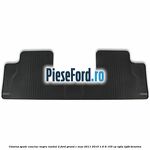 Covoras spate cauciuc negru, randul 2 Ford Grand C-Max 2011-2015 1.6 Ti 105 cp