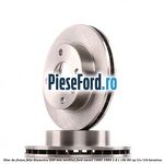 Disc de frana fata diametru 240 mm ventilat Ford Escort 1990-1995 1.6 i 16V 90 cp L1E, L1K benzina