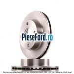 Disc de frana fata diametru 240 mm ventilat Ford Escort 1990-1995 1.8 D 60 cp