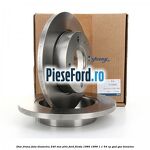 Disc frana fata diametru 240 mm plin Ford Fiesta 1989-1996 1.1 54 cp GUD, GUE benzina