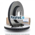 Disc frana fata R 258 mm Ford Fiesta 2013-2017 1.5 TDCi 95 cp XVJB, XVJC diesel