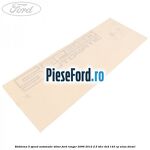 Emblema 5 Speed Automatic silver Ford Ranger 2006-2012 2.5 TDCi 4x4 143 cp WLAA diesel