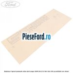 Emblema 5 Speed Automatic silver Ford Ranger 2006-2012 3.0 TDCi 4x4 156 cp MD30DITC, WEC diesel