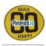 Emblema 80 KM / H Ford Fiesta 2017-2023 1.0 EcoBoost 124 cp