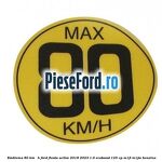 Emblema 80 KM / H Ford Fiesta Active 2018-2023 1.0 EcoBoost 125 cp