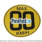 Emblema 80 KM / H Ford Focus 2014-2018 1.0 EcoBoost 100 cp M2DA, M2DB, M2DC, SFDA, SFDB benzina