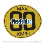 Emblema 80 KM / H Ford Ranger 2016-2020 2.2 TDCi 4x4 160 cp
