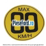 Emblema 80 KM / H Ford Transit 2014-2018 2.2 TDCi 125 cp
