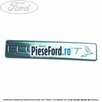 Emblema EcoBoost gri deschis Ford Fiesta 2017-2023 1.0 EcoBoost 101 cp