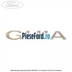 Emblema GHIA spate Ford Fiesta 1996-2001 1.6 16V Sport 103 cp L1T, L1V benzina