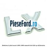 Emblema LX Ford Escort 1995-1998 Cosworth 4x4 220 cp N5F benzina