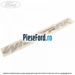 Emblema Wildtrak dark usa fata stanga Ford Ranger 2012-2015 2.2 TDCi 4x4 150 cp
