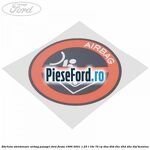 Eticheta atentionare airbag pasager Ford Fiesta 1996-2001 1.25 i 16V 75 cp