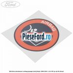 Eticheta atentionare airbag pasager Ford Fiesta 1996-2001 1.8 D 60 cp