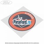 Eticheta atentionare airbag pasager Ford Fiesta 2002-2005 ST150 150 cp N4JB benzina