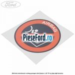 Eticheta atentionare airbag pasager Ford Fusion 1.25 75 cp