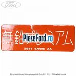 Eticheta atentionare limba japoneza Ford Fiesta 2002-2005 1.3 60 cp