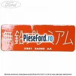 Eticheta atentionare limba japoneza Ford Fiesta 2013-2017 1.0 65 cp XMJA, XMJB, XMJC, XMJD benzina