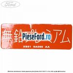 Eticheta atentionare limba japoneza Ford Fiesta 2013-2017 1.6 ST 182 cp