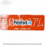 Eticheta atentionare limba japoneza Ford Focus 2011-2014 1.6 Ti 105 cp