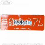 Eticheta atentionare limba japoneza Ford Focus Active 2019-2023 1.0 EcoBoost 125 cp