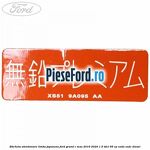 Eticheta atentionare limba japoneza Ford Grand C-Max 2016-2020 1.5 TDCi 95 cp XXDA, XXDC diesel
