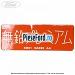 Eticheta atentionare limba japoneza Ford Scorpio 2.0 i 16V 136 cp N3A benzina