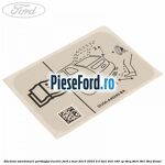 Eticheta atentionare portbagaj electric Ford S-Max 2015-2023 2.0 TDCi 4x4 180 cp