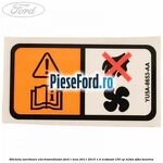 Eticheta avertizare electroventilator Ford C-Max 2011-2015 1.0 EcoBoost 100 cp