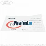 Eticheta avertizare viteza maxima 100 kmh Ford Transit 2014-2018 2.2 TDCi 125 cp