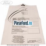 Eticheta dovada revizie service Ford C-Max 2007-2011 1.8 122 cp