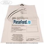 Eticheta dovada revizie service Ford Fiesta 1996-2001 1.0 i 52 cp