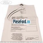 Eticheta dovada revizie service Ford Tourneo Courier 2014-2018 1.0 EcoBoost 100 cp
