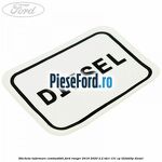 Eticheta informare combustibil Ford Ranger 2016-2020 2.2 TDCi 131 cp