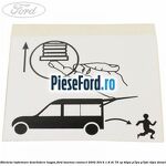 Eticheta informare deschidere hayon Ford Tourneo Connect 2002-2014 1.8 Di 75 cp BHPA, P7PA, P7PB, R2PA diesel
