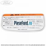 Eticheta informare limba Japoneza Ford Focus 2008-2011 1.6 TDCi 109 cp