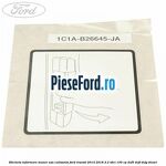 Eticheta informare maner usa culisanta Ford Transit 2014-2018 2.2 TDCi 100 cp