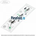 Eticheta informare mod alimentare combustibil Ford Focus 2019-2023 1.5 EcoBoost 182 cp Y1DA benzina