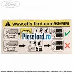 Eticheta informare montaj caroserie BEMM Ford Tourneo Connect 2013-2018 1.6 EcoBoost 150 cp