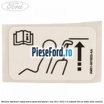 Eticheta informare reglaj tetiera spate Ford Grand C-Max 2011-2015 1.0 EcoBoost 100 cp