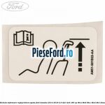 Eticheta informare reglaj tetiera spate Ford Mondeo 2014-2018 2.0 TDCi 4x4 180 cp