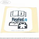 Eticheta informare siguranta incuietoare copil usa spate Ford S-Max 2007-2014 2.0 EcoBoost 240 cp