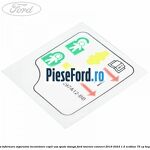 Eticheta informare siguranta incuietoare copil usa spate stanga Ford Tourneo Connect 2019-2023 1.5 EcoBlue 75 cp BEGA diesel