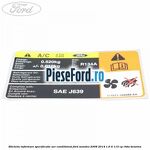 Eticheta informare specificatie aer conditionat Ford Mondeo 2008-2014 1.6 Ti 110 cp