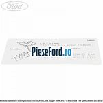 Eticheta informare valori presiune circuit frana Ford Ranger 2006-2012 3.0 TDCi 4x4 156 cp MD30DITC, WEC diesel